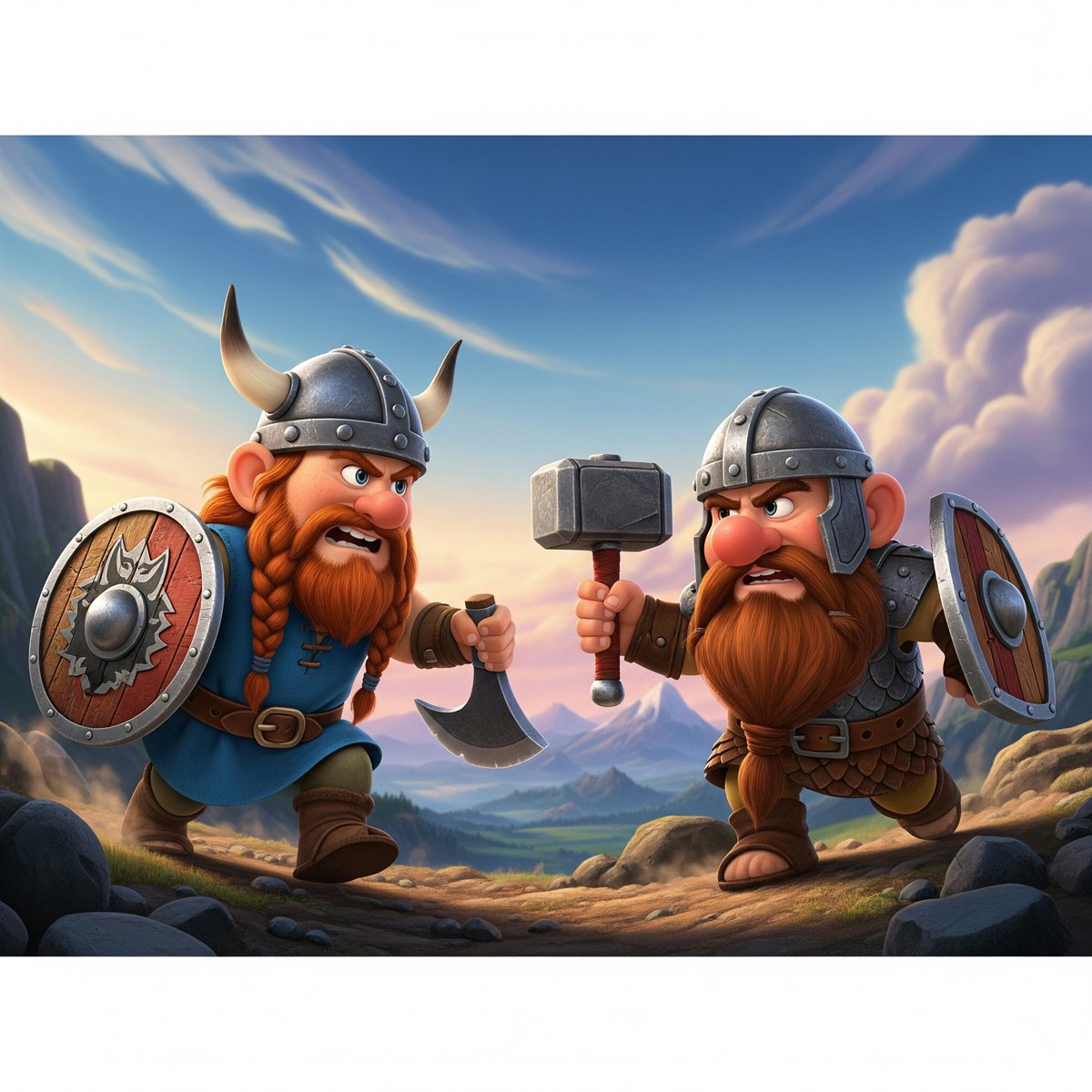 TheMillerCode's tweet image. Which one are you a short Viking or a tall dwarf?