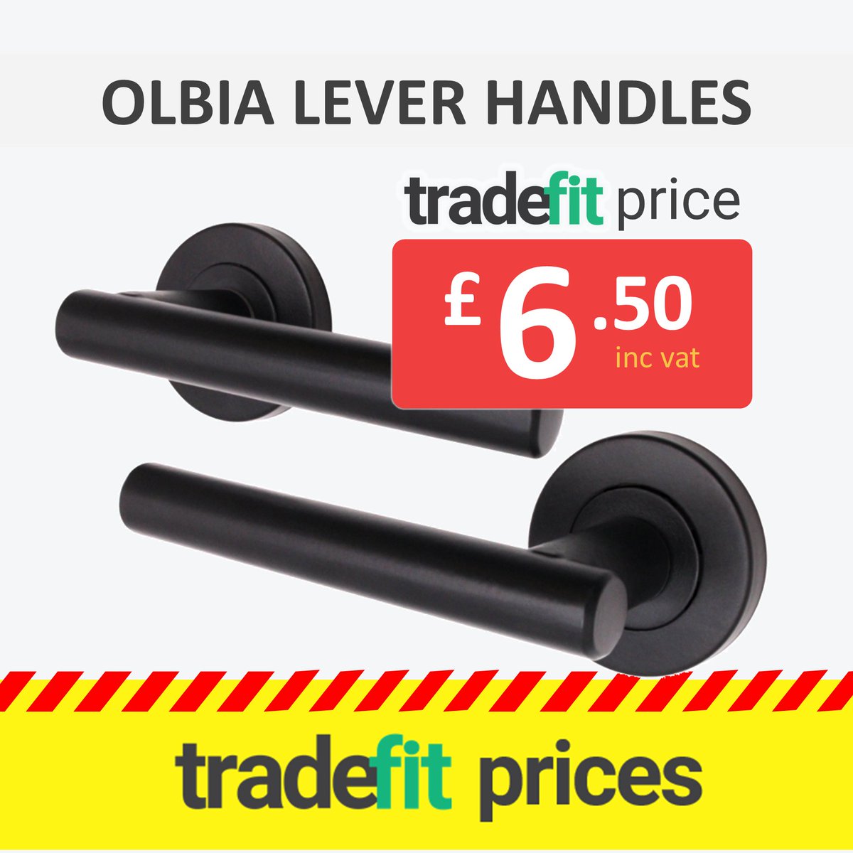 TradefitU's tweet photo. tradefit prices 💵 on our Olbia matt black door handles +Free Delivery on Orders Over £30 🚚 https://t.co/fJUSZwzuOn
#ironmongery #hardware #tradefit #doorhandles #trade https://t.co/eTIOtLvlzV
