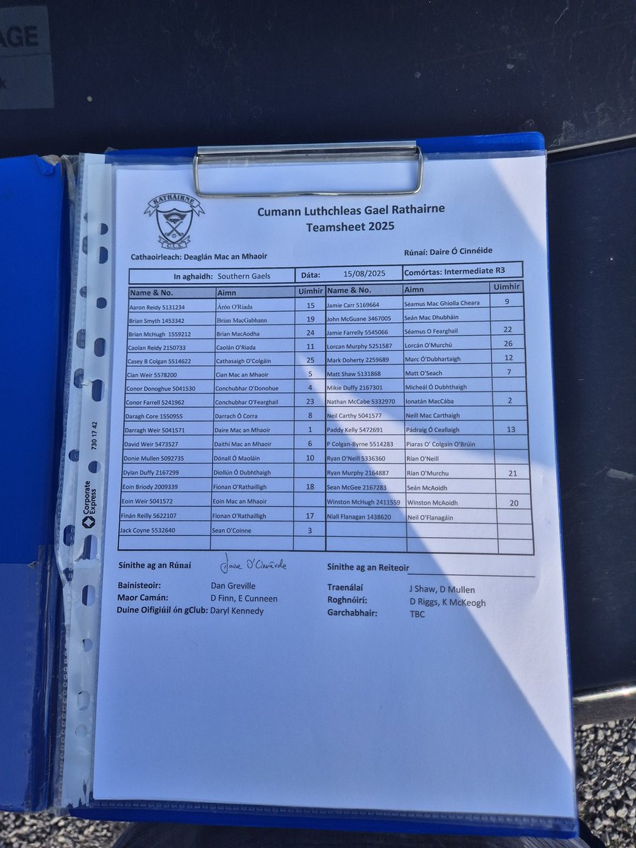 IHC Raharney vs Southern Gael in Rochfortbridge