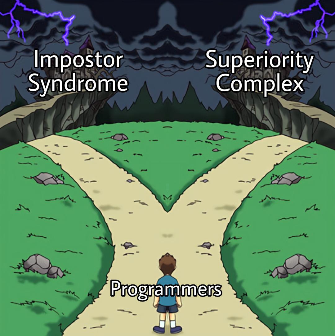 PR0GRAMMERHUM0R's tweet image. superiorImposterSyndrome redd.it/1mr1jrj