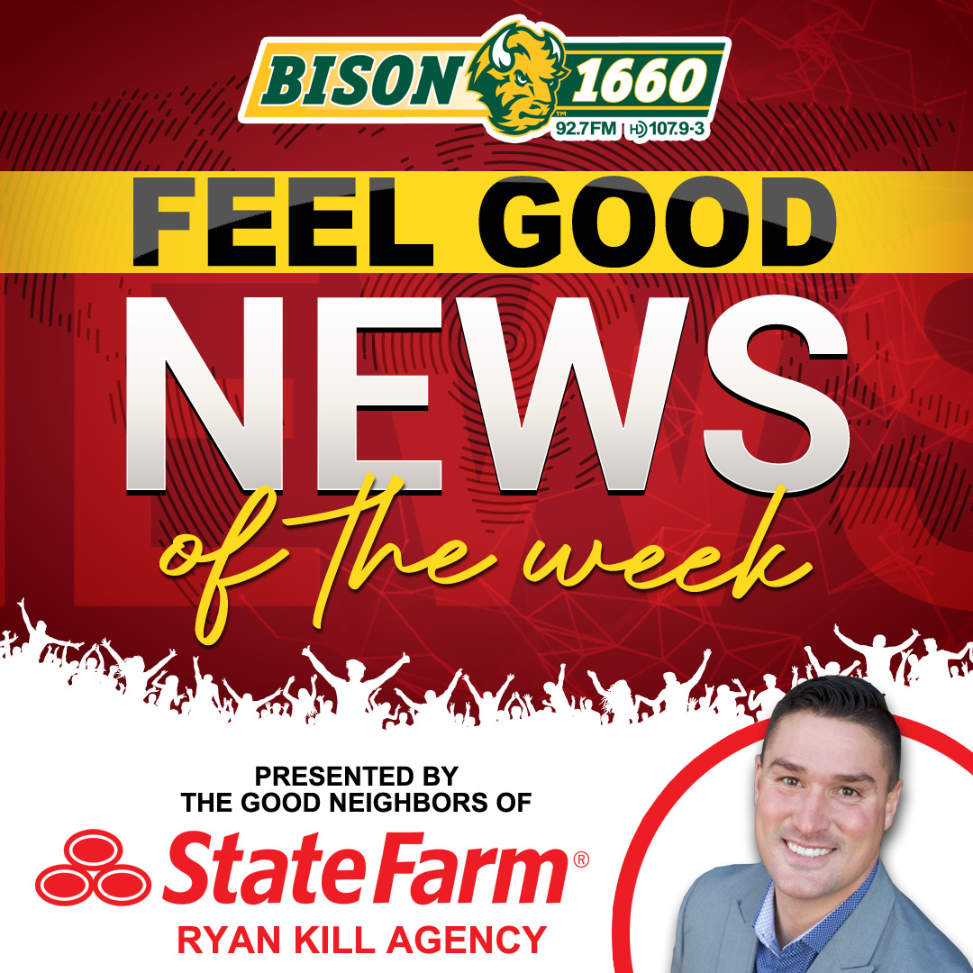 Feel Good News of the Week presented by Ryan Kill State Farm Insurance - Aug 15th, 2025

LISTEN:
spreaker.com/episode/feel-g…