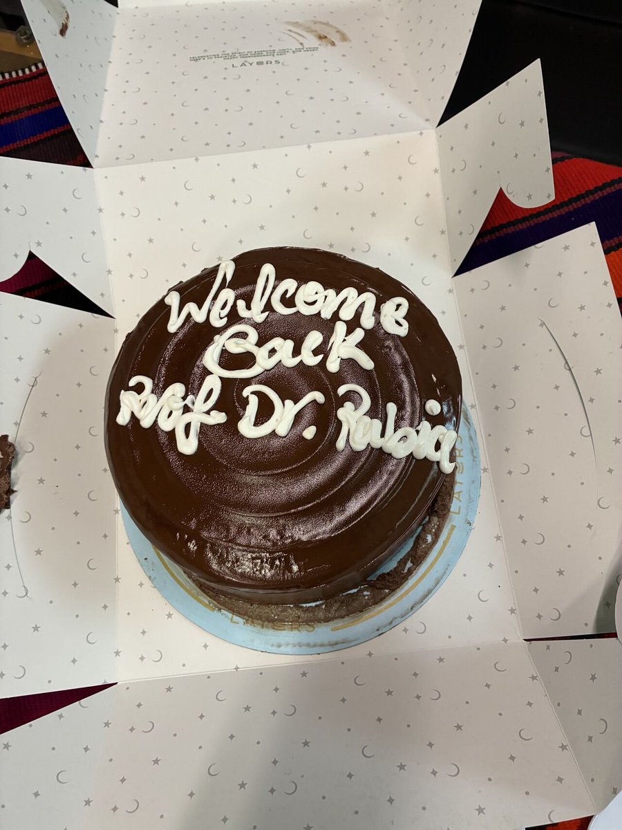 Rabs_AA's tweet photo. A sweet milestone, quite literally! 🍰

Two of my wonderful PhD International Relations students, Fazal Elahi Bilal @bilalKEMU and Akif Rashid @AkifGujjar9 have reached the all-important stage of submitting their full dissertations to me for the final read before they head to the external examiners. An incredible journey for them, and a proud moment for me as their supervisor.

This cake was their way of welcoming me back to Pakistan and (very cleverly!) asking me to be gentle with my own ‘internal review’ of their work before it is sent for an external review.

Here’s to perseverance, scholarship, and the joy of seeing years of hard work come together in bound volumes of knowledge.