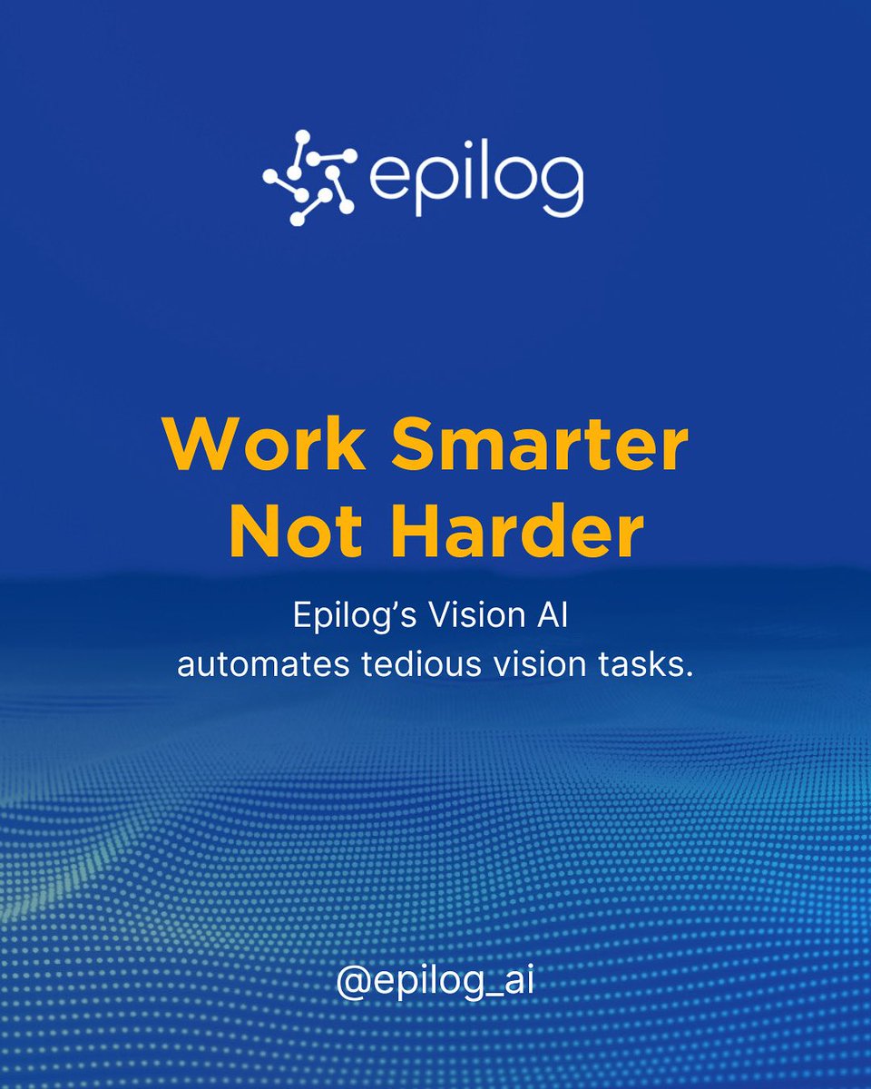 epilog_ai's tweet image. The less time you spend checking (and double checking) every frame, the more time you get to make real progress.

Visit our website to learn more. 

#CreativeTime #AIProductivity #SmartVision #EpilogAI #AutomationEdge