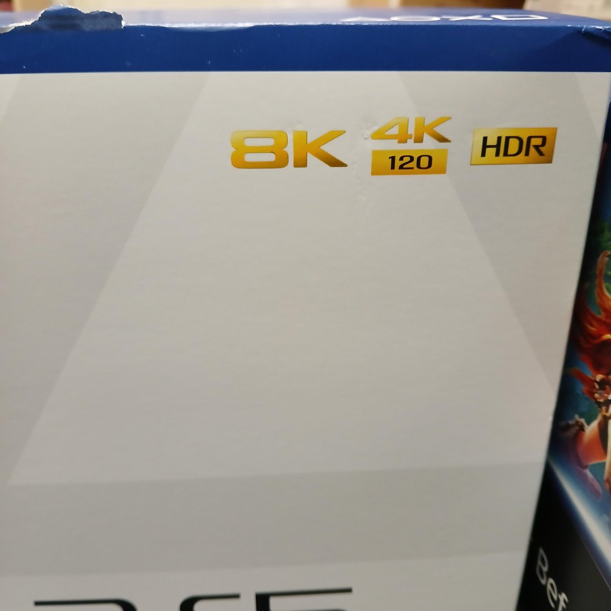 FacuPeralta98's tweet photo. En alguna parte de las oficinas de sony esta crucificado el tipo que puso el logo de 8K en la caja de la play 5 https://t.co/8w5SsIyCsF