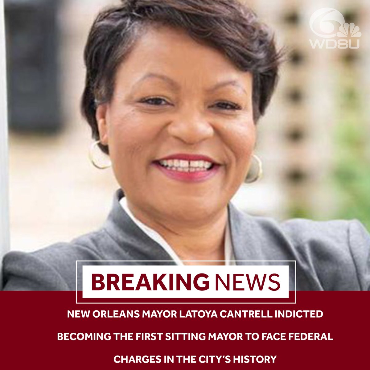 #BREAKING New Orleans Mayor LaToya Cantrell indicted. Here's the latest>>>wdsu.com/article/new-or…