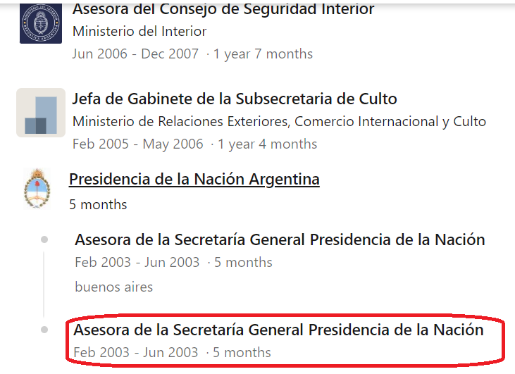 <a href="/florcarignanook/">Florencia Carignano</a> Vos a los 24 años eras asesora de la presidencia?