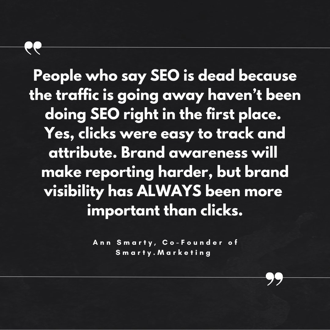 smarty.marketing (@smartymktg) on Twitter photo SEO never dies - it just changes! In the world of #AI, the visibility and helpfulness of your brand are more important than ever. That's why it is so important to take charge of your brand's digital presence by being helpful, engaged, and creative. We can help! <a href="/seosmarty/">Ann Smarty</a> SEO never dies - it just changes! In the world of #AI, the visibility and helpfulness of your brand are more important than ever. That's why it is so important to take charge of your brand's digital presence by being helpful, engaged, and creative. We can help! <a href="/seosmarty/">Ann Smarty</a>