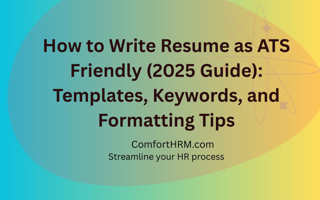 comforthrmwp's tweet image. Want your resume to beat the bots? 🤖
Learn how to write an ATS-friendly resume that ranks higher & gets more interviews.
Guide here 👉 comforthrm.com/article/how-to…
#ResumeTips #ATSfriendly #JobSearch2025