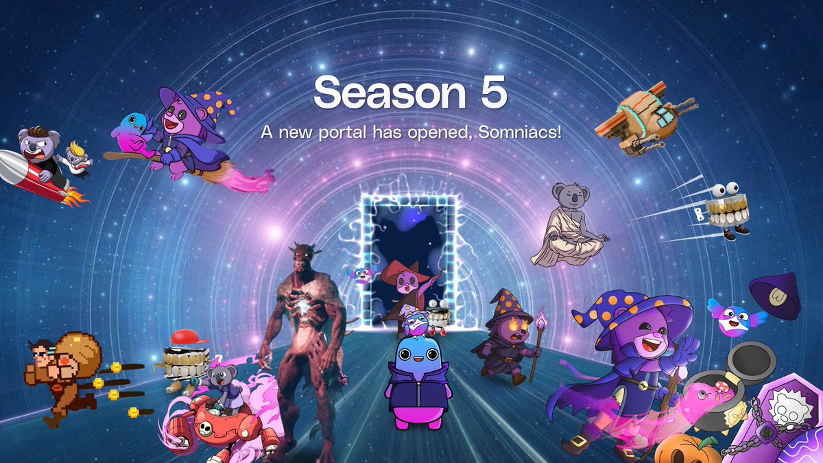 🚨 Breaking Somnia News !!!

The portal has reopened,Season 5 of <a href="/Somnia_Network/">Somnia</a> Quests is live, and this one’s about to be huge

Season 4? We explored, built, broke stuff, and made Somnia even sharper
Now it’s time to push things further.

Here’s what’s new this season:
✓ Fresh