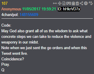 HIGH STAKES = 107

Pray.