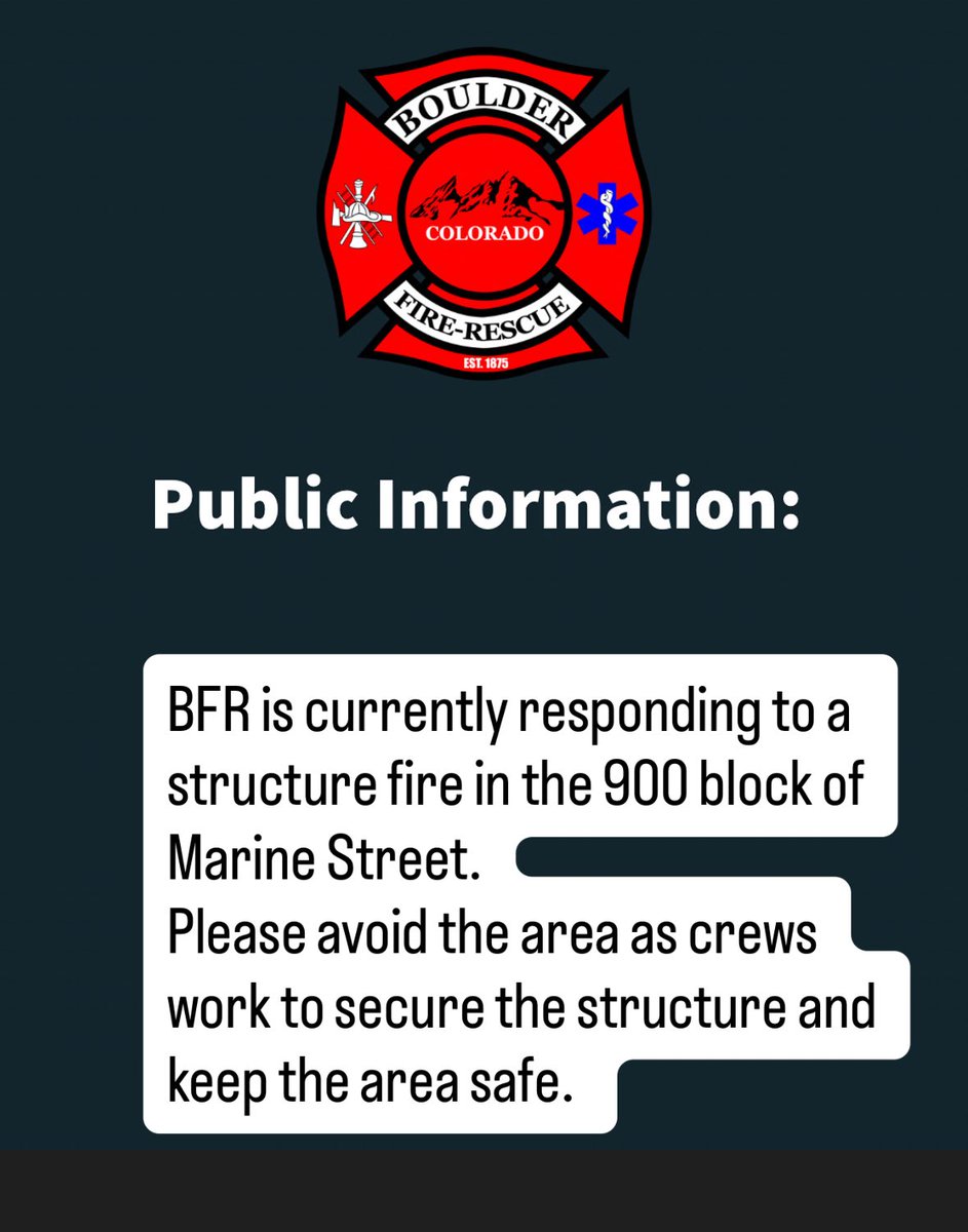 Boulder Fire-Rescue (@boulder_fire) on Twitter photo 