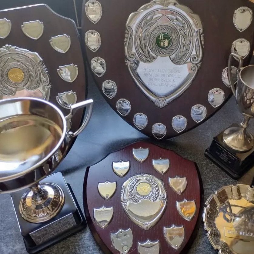 Polite reminder: Please can all trophies/shields/playes won previously be returned to the show ground by 10am on Saturday (or given directly to the show secretaries/committee members prior to the show). Many thanks! 😊🏆