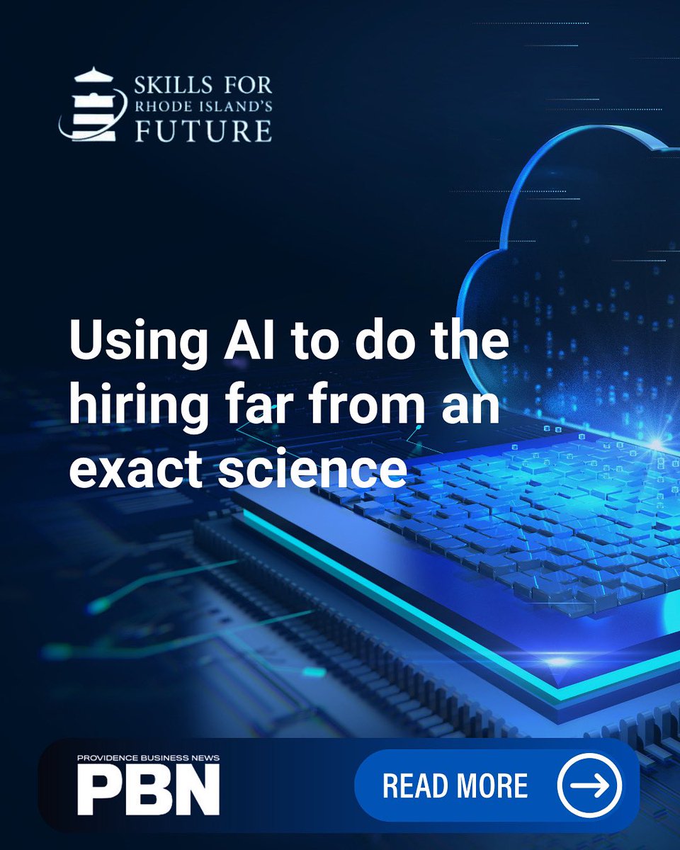 AI is transforming hiring, but it’s not replacing the human touch. 💻

In a recent <a href="/ProvBusNews/">PBN</a> article, #SkilllsRI Executive Director Nina Pande shared how our team is helping job seekers adapt to an AI-driven hiring process.

Read more:
bit.ly/3HCl4vf

#FutureOfWork