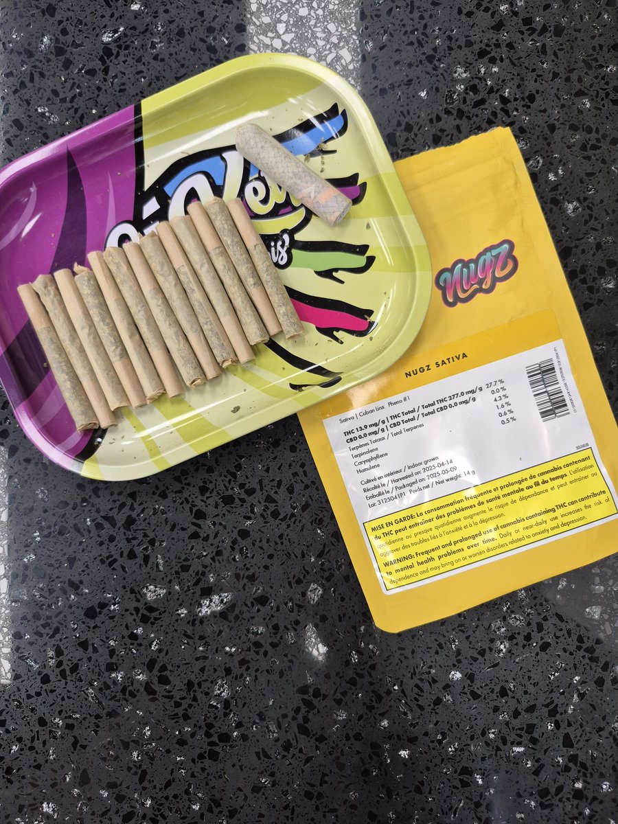 Had a customer from my work ask if I would roll the rest of his bag for him. I even was nice enough to make him a mini cannagar as well lol