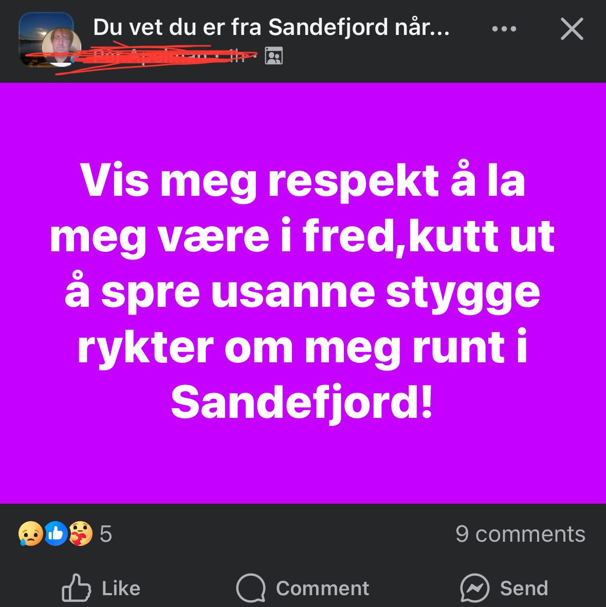Klart man følger med på drama i sandefjord