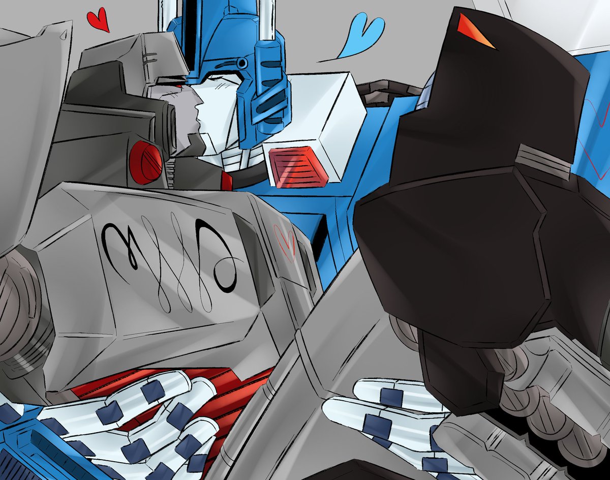 DazeYareYare2's tweet photo. Oh wow #Transformers #MTMTE #UltraMagnus #Megatron #magsmegs https://t.co/rIFJaY2oH8