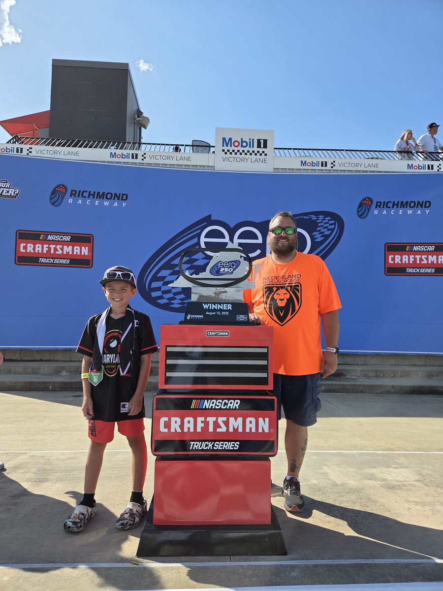 1st trip to <a href="/RichmondRaceway/">Richmond Raceway</a> and having a great time! Glad we made the trip from NY. Excited for the <a href="/NASCAR_Trucks/">NASCAR CRAFTSMAN Trucks</a> and <a href="/NASCAR/">NASCAR</a> races.