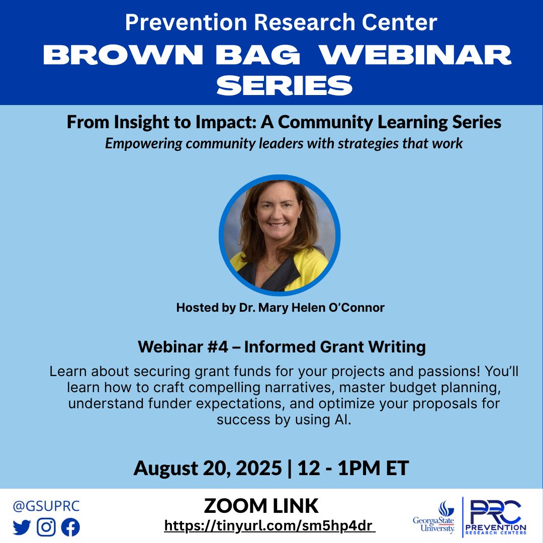 Prevention Research Center at Georgia State tweet media