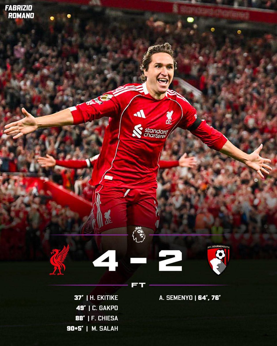 The match ended in a great win for Liverpool...

The second half was a great watch because both teams came out smoking...