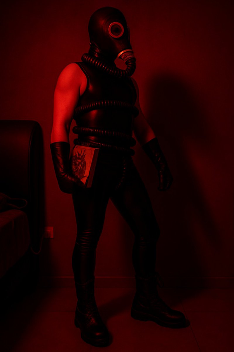 Villain: BreathLock

A tube links his gasmask to his crotch — pull it off, and he’ll suffocate, exposing his most dangerous weakness. 

Fascinated by human desires, especially fetishism. Thrives on dominance, but secretly craves a worthy opponent strong enough to overpower him.