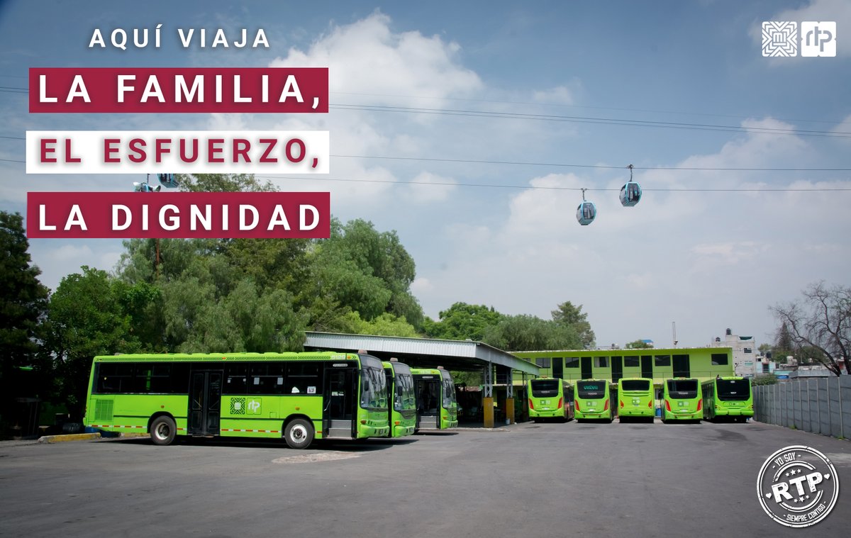 Aquí viajamos todas y todos 🚍 con orgullo de decir #YoSoyRTP