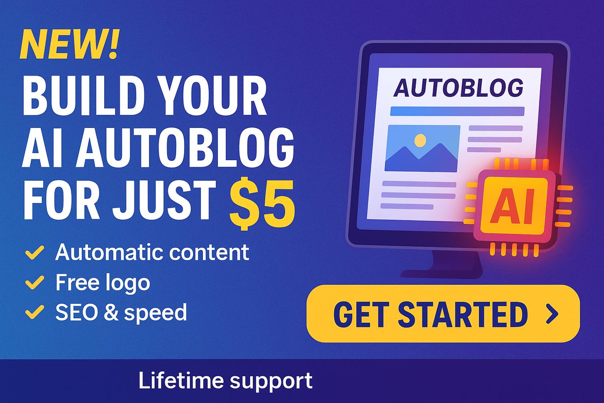 🚀 Want a website that updates itself while you sleep?
📈 Boost traffic, earn income, and save time with my AI-powered Autoblog websites!
Perfect for blogs, news, affiliates &amp; more.
🎯 Get started today → fiverr.com/s/2K8ZEAL
#Autoblog #PassiveIncome #Fiverr #AI #Blogging