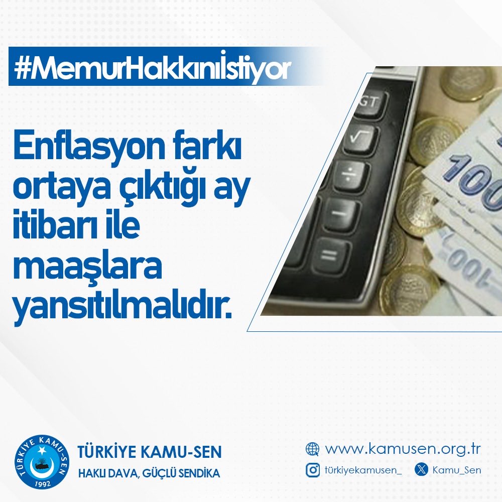#MemurHakkınıİstiyor