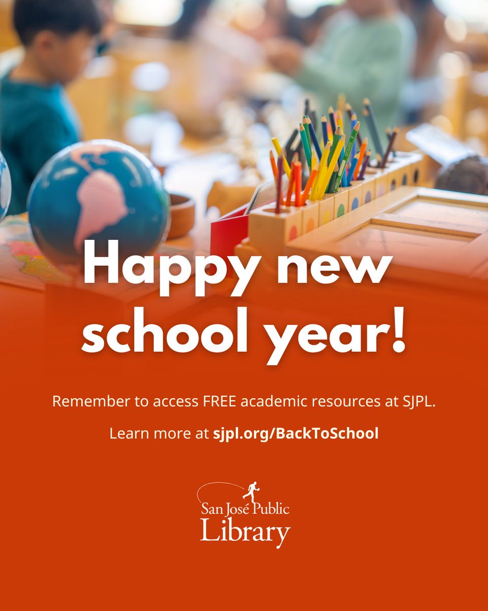 Whether you're here to learn or teach, SJPL's got you covered! 🎒

Explore all the resources available to you to succeed this school year at sjpl.org/BackToSchool

#SJPL #RightToLibrary