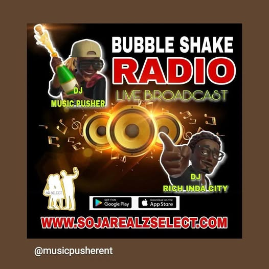 sojarealzselect's tweet photo. Go sign up and send music for the radio show at bubbleshakradio@gmail.com and get ready for the all new https://t.co/29zkdH4mFj social media coming. #swagLoot #PowerfulAI
https://t.co/EqOOICcRli https://t.co/lml6Ae5Aiu