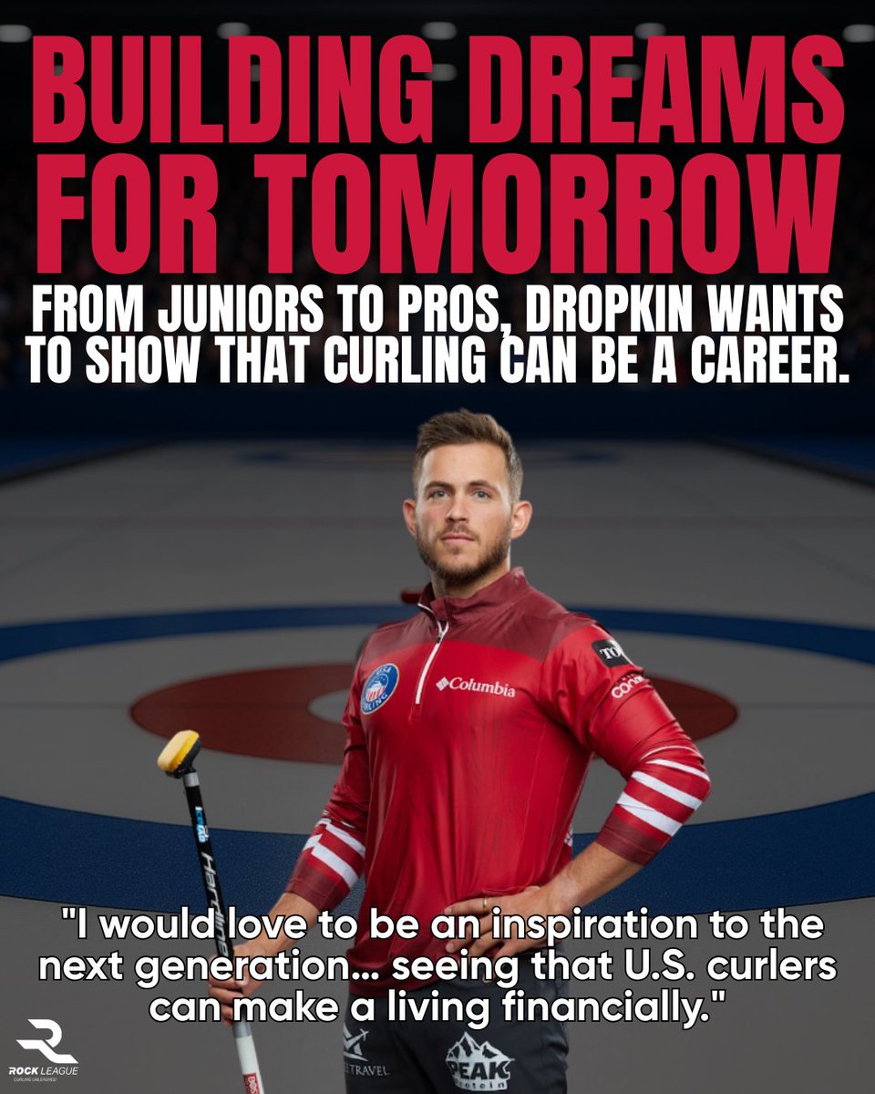 Korey Dropkin reflects on finding his stride — and what’s still ahead.

From qualifying for the Olympics in mixed doubles to being named captain of the U.S. Rock League franchise, the 30-year-old skip opens up.

Full feature: bit.ly/45s8Mxx