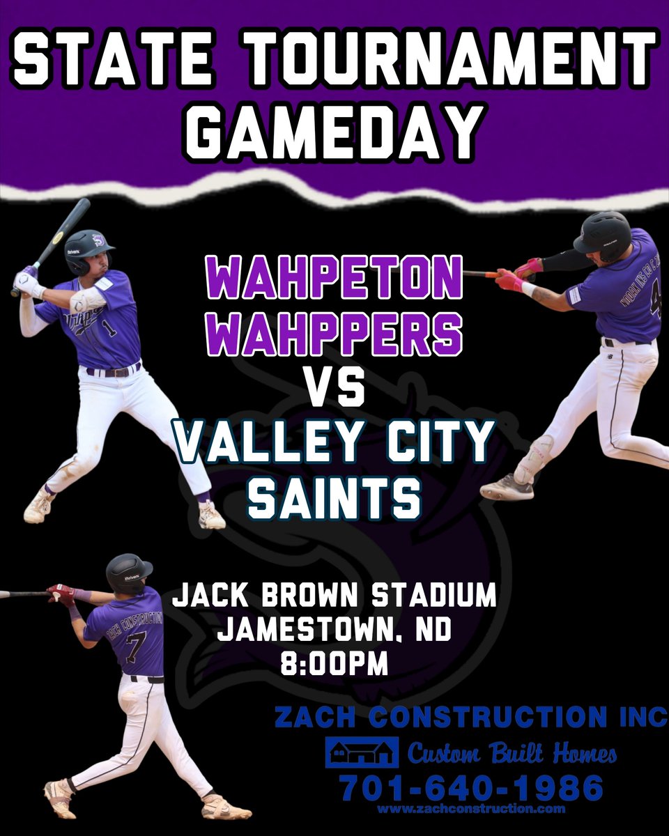 Wahpeton Wahppers (@wahppers) on Twitter photo It's GameDay! The Wahppers take on the <a href="/VCSaints/">Valley City Saints</a> tonight in round one of the ND state tournament! It's GameDay! The Wahppers take on the <a href="/VCSaints/">Valley City Saints</a> tonight in round one of the ND state tournament!