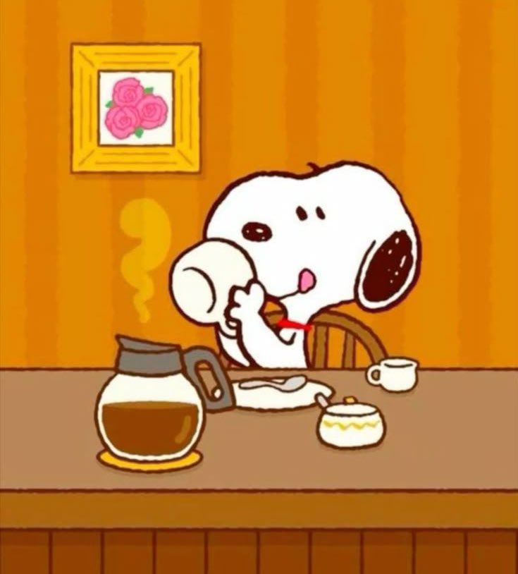 snoomfies's tweet photo. He loves his coffee https://t.co/JC1vQt5Ntw