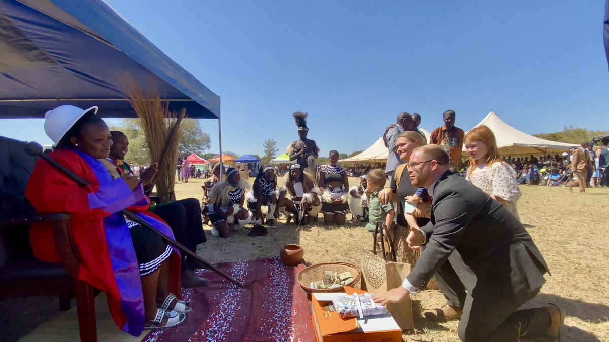 Today we installed Chief Mvuthu in Victoria Falls. The first female Chief for the Chieftainship <a href="/31/">Kyle</a> years old. We thank at <a href="/edmnangagwa/">President of Zimbabwe</a> for empowering women and youths in #Zimbabwe