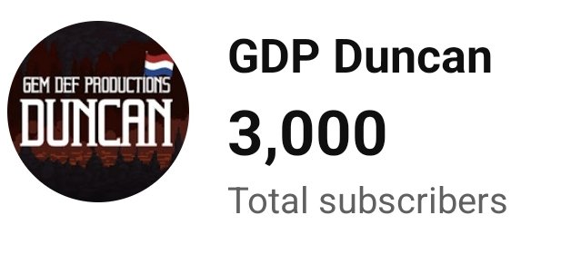 Just got the 3000 subs on youtube!! 🥳🥳🥳 Thanks everyone :D I didn't even expect 1k but somehow it keeps going up faster and faster.