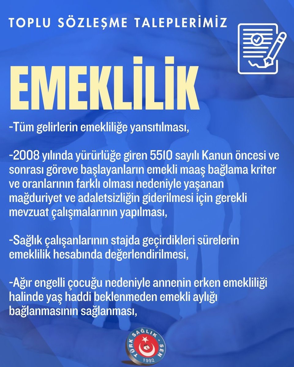 #MemurHakkınıİstiyor
 
Ay sonunda ne kadar maaş alacağımızı bilmek istiyor, tek kalem maaş talep ediyoruz.
 
Kaygısız, huzurlu, güvenli bir çalışma hayatına kavuşmasını istiyoruz.
emeğimizin değerini ölçemezler ama hakkımızı da talep ediyoruz.
 
Biz, Türk ve Türkiye Yüzyılı