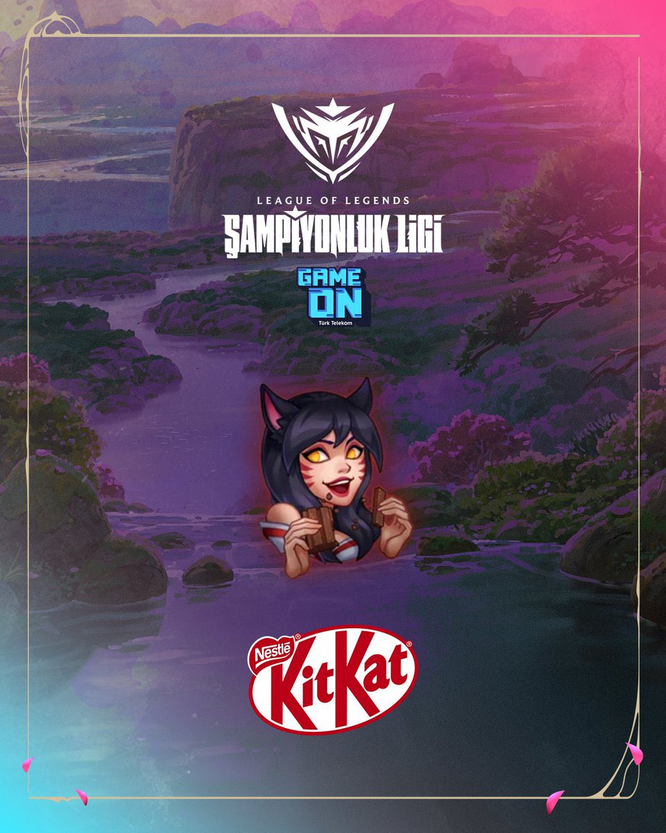 Siz de rakiplerinizi tatlı bir araya göndermek istemez misiniz? 🍫
@kitkatgaming ve <a href="/kitkatturkiye/">KitKat Türkiye</a> ile günün en iyi oyuncusu tahminini yorumlara yaz, Break Emote kazanma şansını yakala 🎁

#ŞampiyonlukLigi’nin sıkı takipçilerini yorumlara bekliyoruz! ⬇️