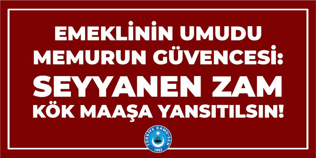 #MemurHakkınıİstiyor