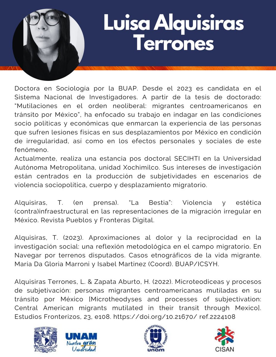EcdSeminario's tweet photo. ⭐️Estamos en la sesión especial con Luisa Alquisiras y Sandra Loewe.
Únete a través de Zoom: https://t.co/OTQjIt0gHq https://t.co/juWQfQGhJX