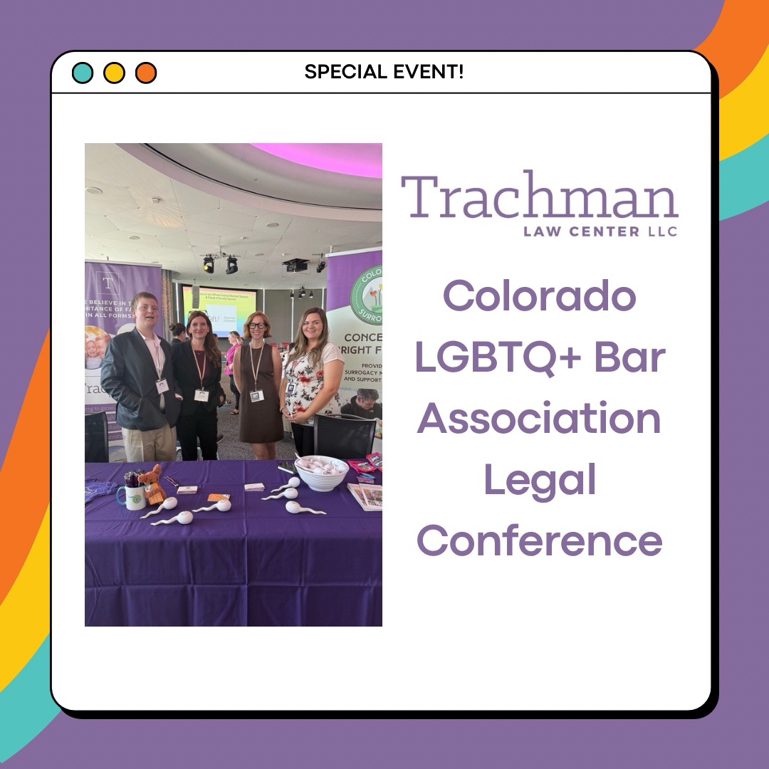 The Colorado LGBTQ+ Bar Association Legal Conference put together a wonderful event! It was a perfect day for some of the Trachman team to come together for a day of learning, connection, and community. 

#TrachmanLawCenter  #lgbtq+ #familylaw #equality #family
