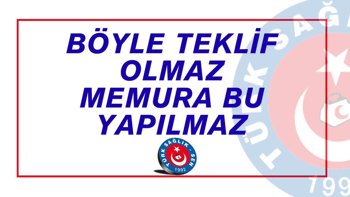 Allah’ın on pulunu bekleyedursun on kul,
Bir kişiye tam dokuz dokuz kişiye bir pul.
Bu taksimi kurt yapmaz kuzulara şah olsa..! 
.
.
#MemurHakkınıİstiyor
<a href="/OnderKahveci/">Önder Kahveci</a> 
<a href="/turksagliksengm/">Türk Sağlık-Sen</a>