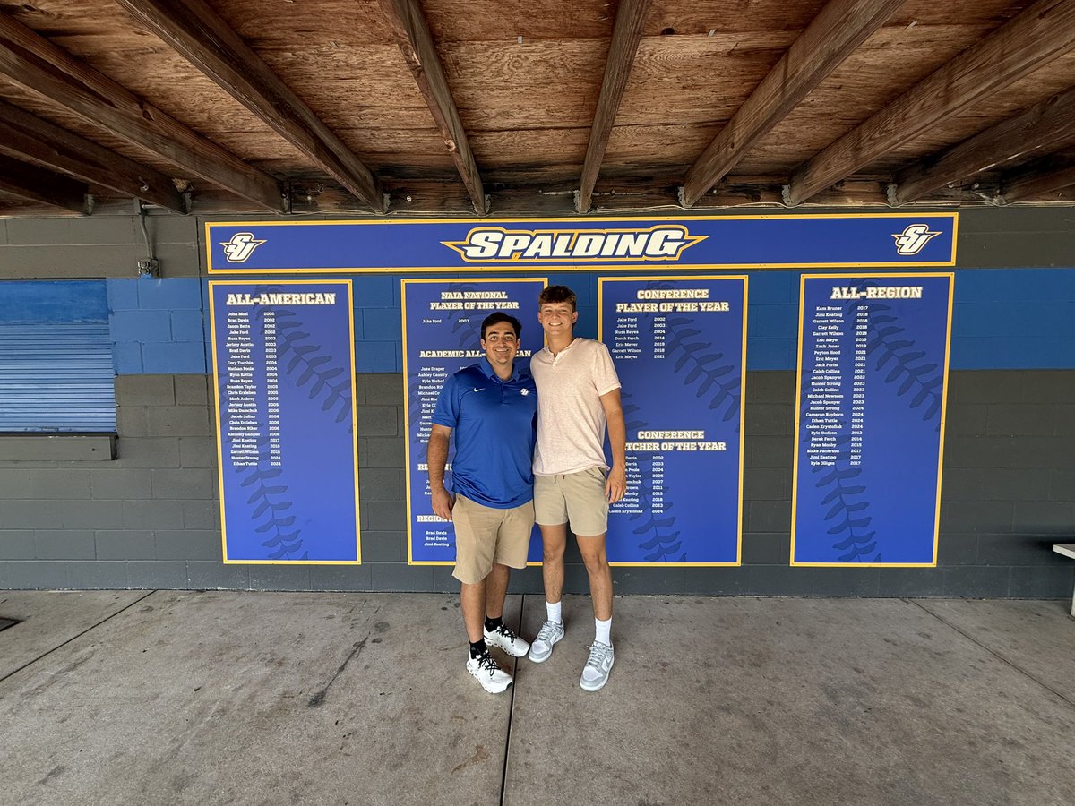 Kade Somerville (@kadesomerville) on Twitter photo After a great visit at Spalding University and a good talk with <a href="/CoachDowns34/">Matt Downs</a> I’m blessed to receive my first offer to play baseball at the next level!
<a href="/saltzberg_micah/">Micah Saltzberg</a> <a href="/CoachFrenchSU/">Cooper French</a> After a great visit at Spalding University and a good talk with <a href="/CoachDowns34/">Matt Downs</a> I’m blessed to receive my first offer to play baseball at the next level!
<a href="/saltzberg_micah/">Micah Saltzberg</a> <a href="/CoachFrenchSU/">Cooper French</a>