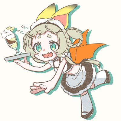 #新しいプロフィール画像
＃ヘラの落書き帳
ラクガキメイドヘラ