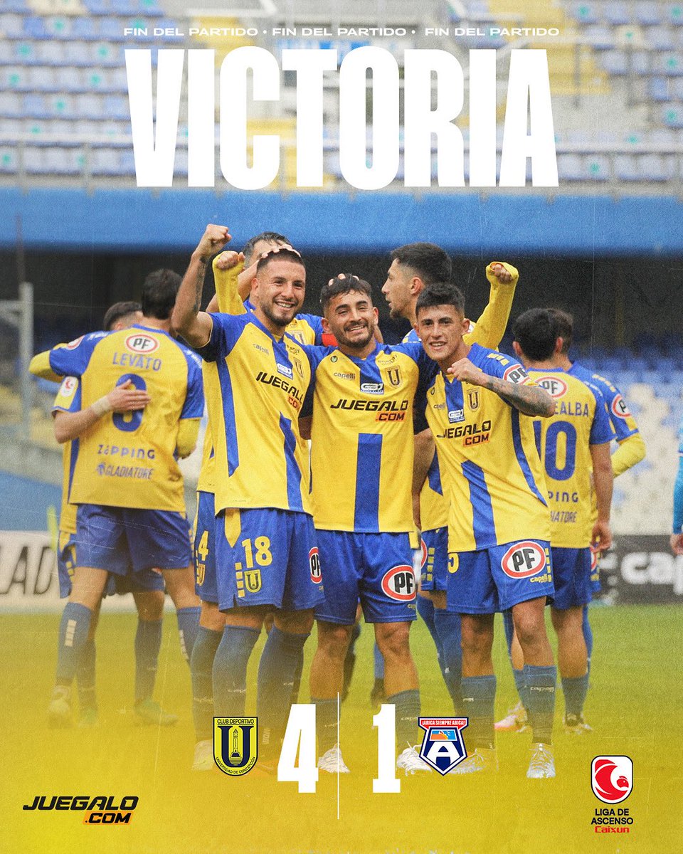 FutbolUdeC's tweet photo. ¡FINAAAAL Y ES GOLEADA EN CASA! 💪🏽🇺🇦

#VamosLosForeros • #ElOrgulloDeSerForero https://t.co/8G3vcLqPrV