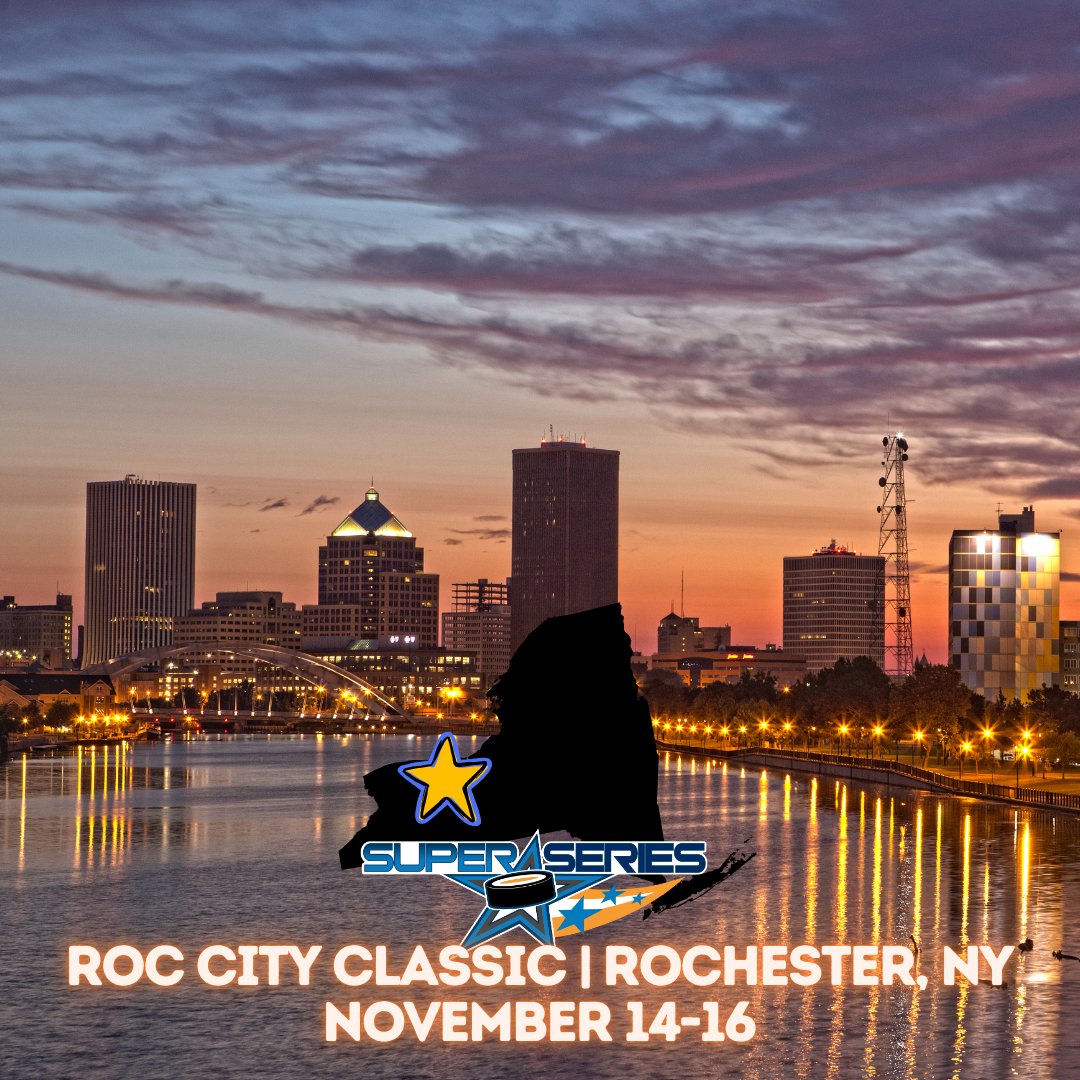 We return to western New York this November with the Roc City Classic, previously known as the Rochester Border Battle.

Come for great competition, then explore Rochester's nice spread of restaurants, stores and more!

superserieshockey.com/events/roc-cit…