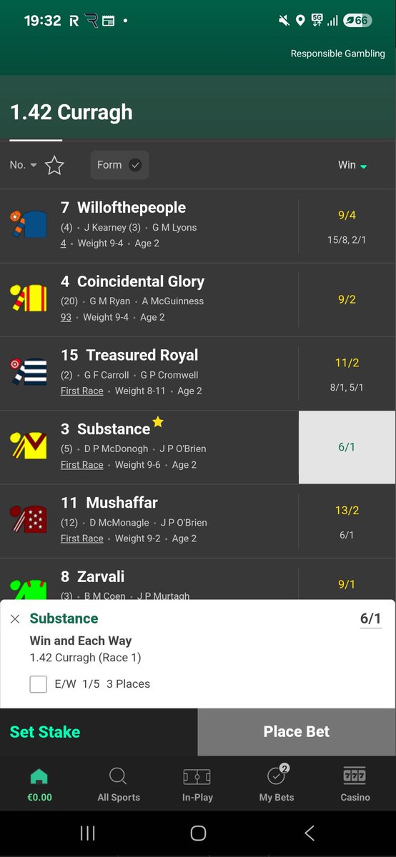 StickToTheFlat's tweet photo. Substance 6/1 in the first in the Curragh 🦇

Full transparency, I have it as a saved horse before its debut but can't remember why its saved 🤣 no notes written, will trust myself 🦇 https://t.co/8d9iQTkVWx