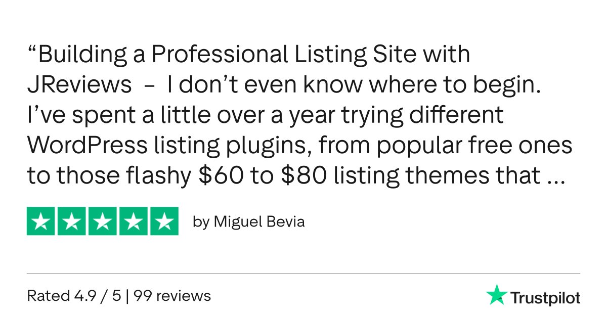 JReviews 🌟 tweet media