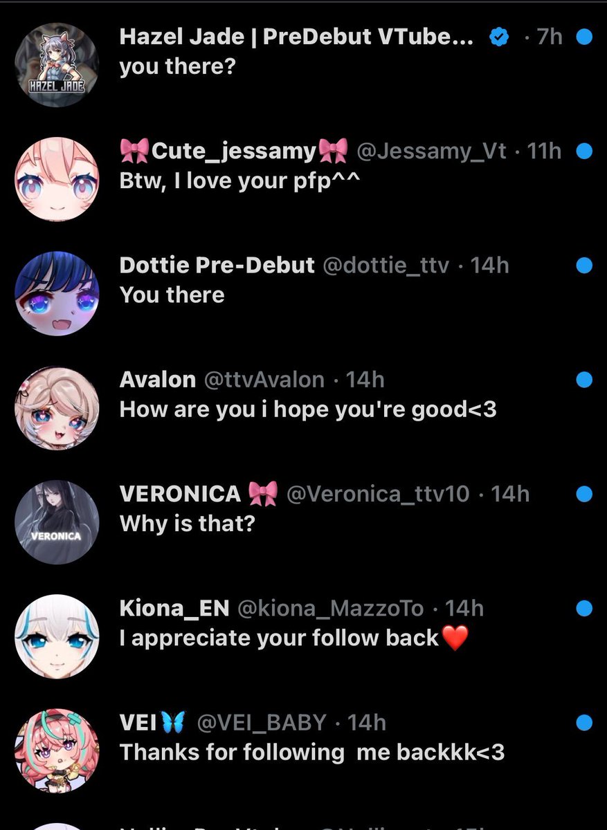 ZaydenPulse's tweet photo. I just want genuine VTuber mutuals, not these sneaky bots 😭 https://t.co/TkMpobSQtl