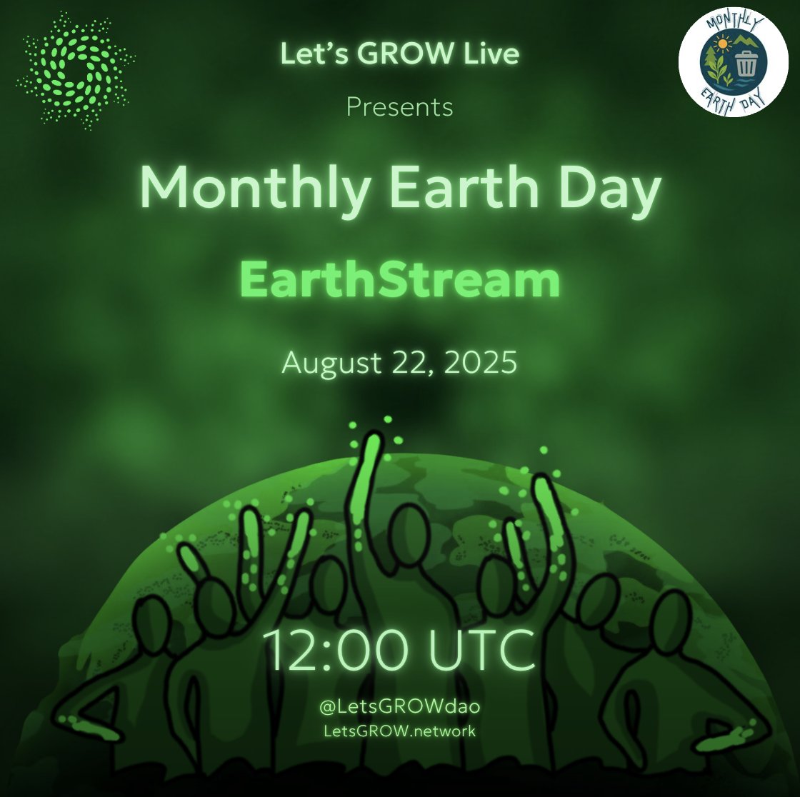 Monthly Earth Day + Environmental Impact (@highlyartistic) on Twitter photo One week until #MonthlyEarthDay!
I want to see a lot of participation this month. The actions are so simple that kids are doing them!
Lets see a show of hands.....who will be participating? βπΌ
While you are at it, don't forget to join us on the 24hr space with <a href="/LetsGROWdao/">Letβs GROW</a>! One week until #MonthlyEarthDay!
I want to see a lot of participation this month. The actions are so simple that kids are doing them!
Lets see a show of hands.....who will be participating? βπΌ
While you are at it, don't forget to join us on the 24hr space with <a href="/LetsGROWdao/">Letβs GROW</a>!