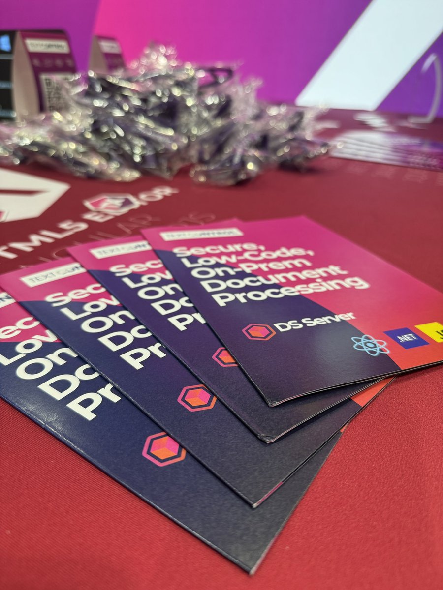 txtextcontrol's tweet image. Don’t miss out on the fun! Swing by the Text Control booth and snag your stylish purple sunglasses. #kcdc2025