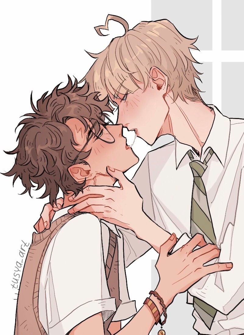 tusya_art's tweet photo. Okey its done👉
#drarry #dmhp #HarryPotter https://t.co/rO0xaW41F4